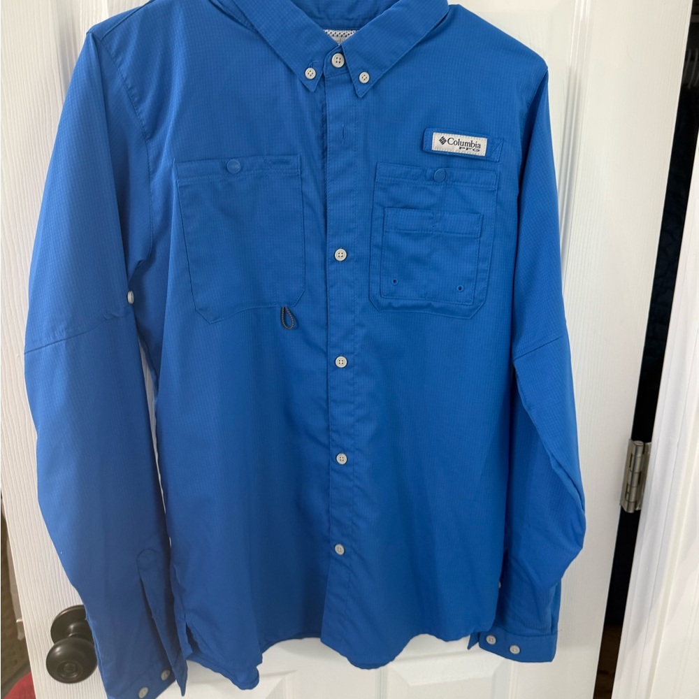 Columbia Men's Vibrant Blue Shirt Jacket
